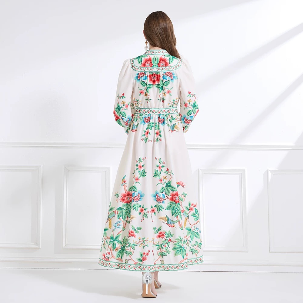 A real dream print dress ED196 images